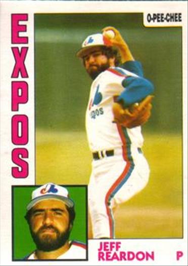 1984 O-Pee-Chee Baseball Cards 116     Jeff Reardon